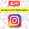 instagram 365 gün telafili - garantili takipçi hizmeti 500 takipçi